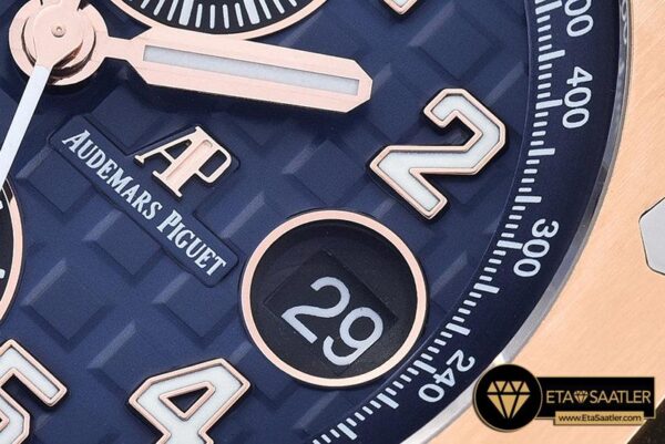 AP0389 – Royal Oak Offshore Rose Bez RGSS Blue JF A3126 Mod modelleri