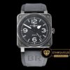 Bell & Ross BR03-92 Seramik Kasa Siyah Kadran Clone ETA