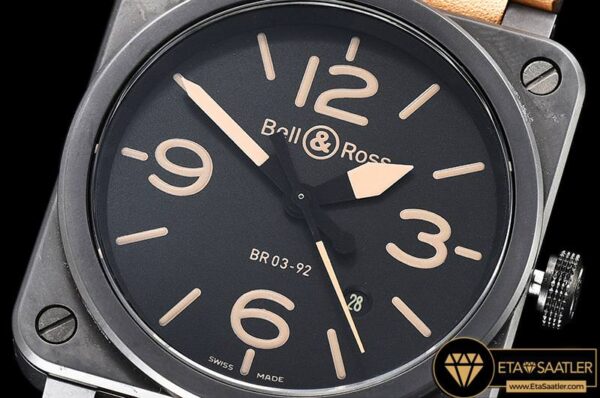 BR108D – Bell Ross BR03-92 CERLE BlackPatina Miyota 9015 modelleri