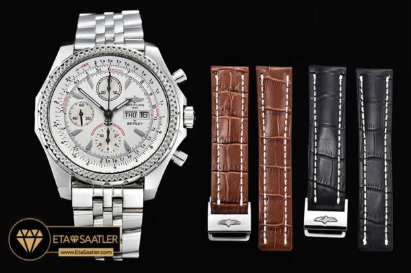 BSW0334B – Bentley GT 44mm SSSS White BP Ult Asia 7750 modelleri