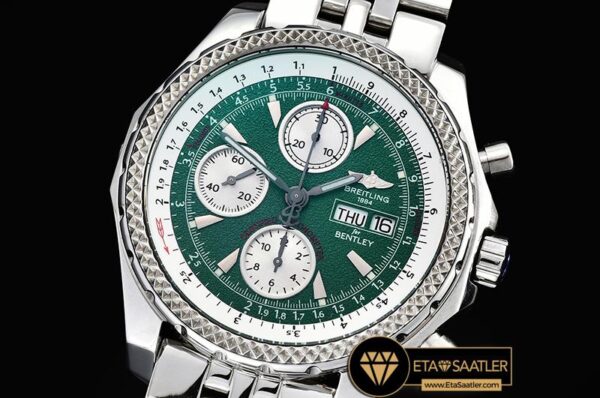 BSW0334D – Bentley GT 44mm SSSS Green Textured BP Ult Asia 7750 modelleri