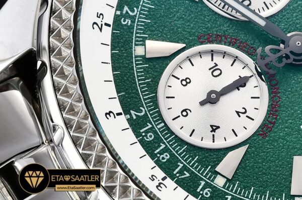 BSW0334D – Bentley GT 44mm SSSS Green Textured BP Ult Asia 7750 modelleri