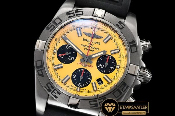 BSW0371 – Chronomat B01 DLCRU YellowStick GF Asia 7750 Mod modelleri