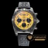 Breitling Chronomat Chronograph B01 DLC Sarı Kadran Clone ETA