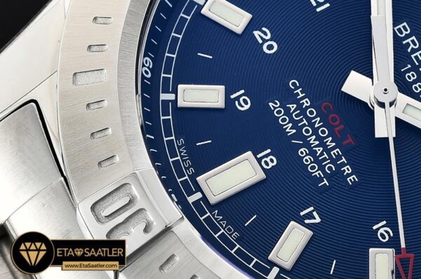 BSW0346A – Colt 44mm Automatic SSSS Blue GF Asia 2824 modelleri