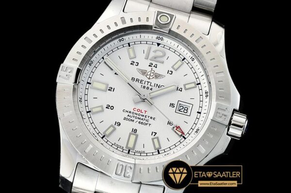 BSW0346B – Colt 44mm Automatic SSSS White GF Asia 2824 modelleri