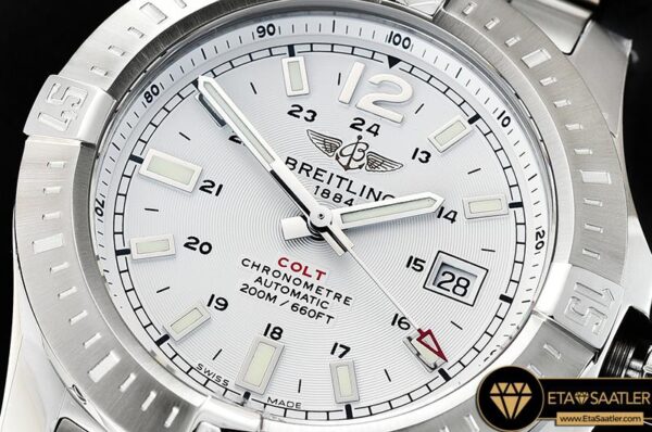 BSW0346B – Colt 44mm Automatic SSSS White GF Asia 2824 modelleri