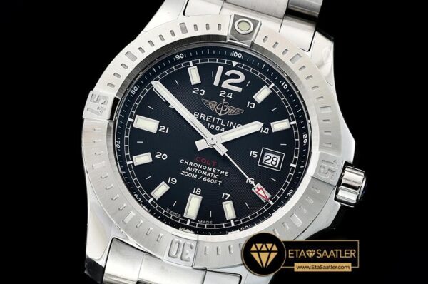 BSW0346C – Colt 44mm Automatic SSSS Black GF Asia 2824 modelleri