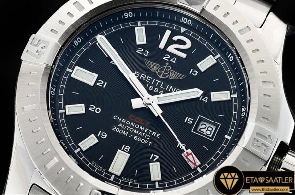 BSW0346C – Colt 44mm Automatic SSSS Black GF Asia 2824 modelleri