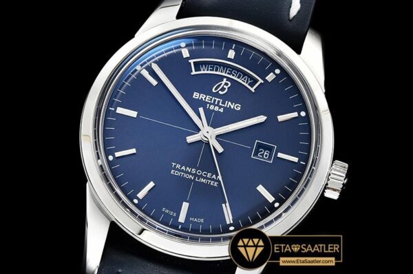 BSW0374B – Transocean Day Date SSLE Blue V7F Asia 2824 modelleri