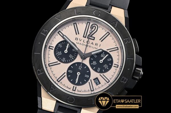 BVG0063A – Diagono Magnesium Chrono PVDMGRU Pink Salmon VK Qtz modelleri