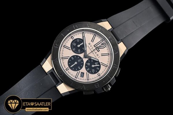 BVG0063A – Diagono Magnesium Chrono PVDMGRU Pink Salmon VK Qtz modelleri