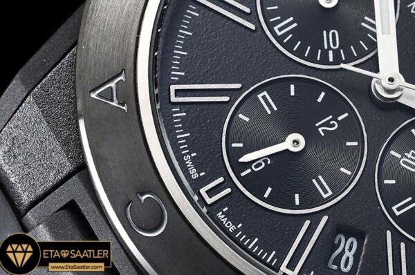 BVG0063B – Diagono Magnesium Chrono PVDMGRU Black VK Qtz modelleri