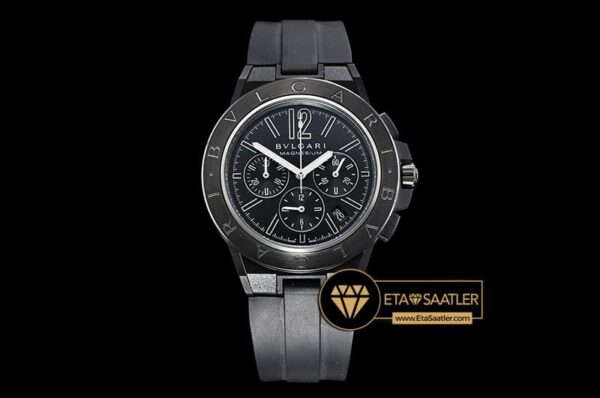 BVG0063B – Diagono Magnesium Chrono PVDMGRU Black VK Qtz modelleri