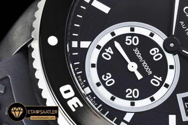 CAR0382A – Calibre de Cartier DLCRU Black JJF 11 Asia 23J Mod modelleri