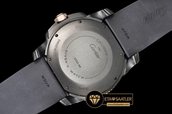 CAR0382B – Calibre de Cartier DLCRGRU Blk JJF 11 Asia 23J Mod modelleri