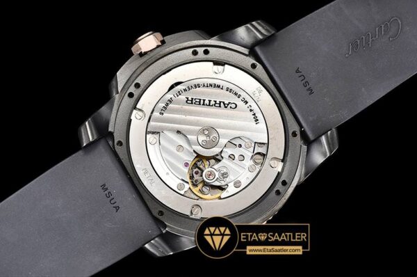 CAR0382B – Calibre de Cartier DLCRGRU Blk JJF 11 Asia 23J Mod modelleri