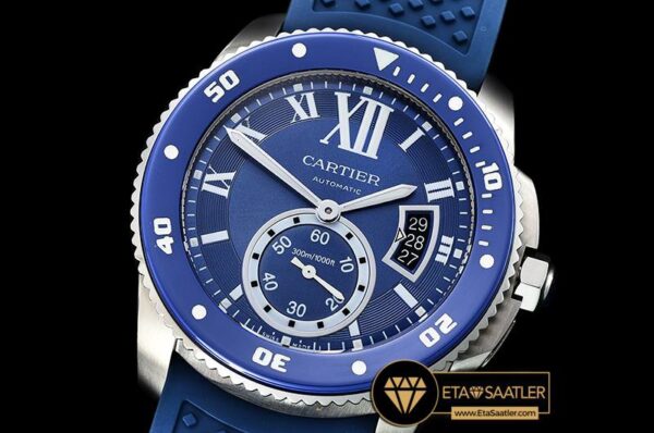 CAR0392A – Calibre de Cartier SSRU Blue JJF 11 Asia 23J Mod modelleri