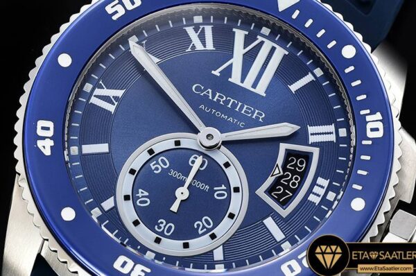 CAR0392A – Calibre de Cartier SSRU Blue JJF 11 Asia 23J Mod modelleri