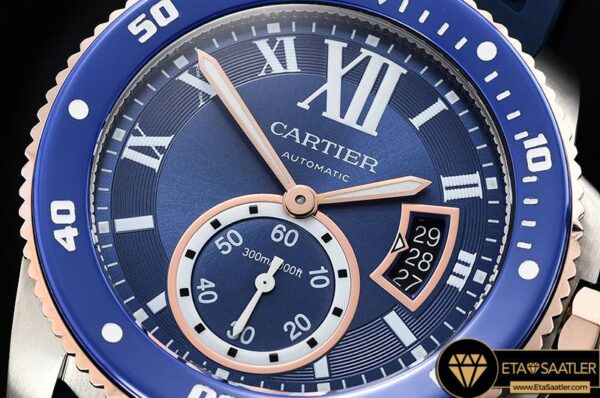 CAR0392B – Calibre de Cartier SSRGRU Blue JJF 11 Asia 23J Mod modelleri