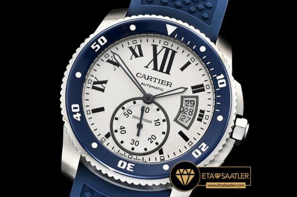 CAR0421A -Calibre de Cartier Diver (Blue) SSRU Wht JF Asia 2824 modelleri