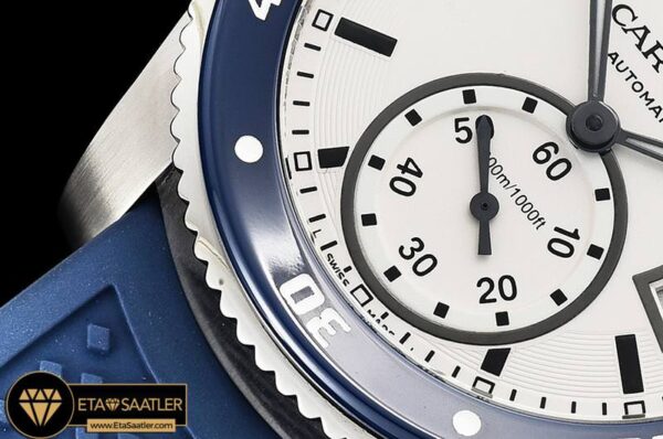 CAR0421A -Calibre de Cartier Diver (Blue) SSRU Wht JF Asia 2824 modelleri