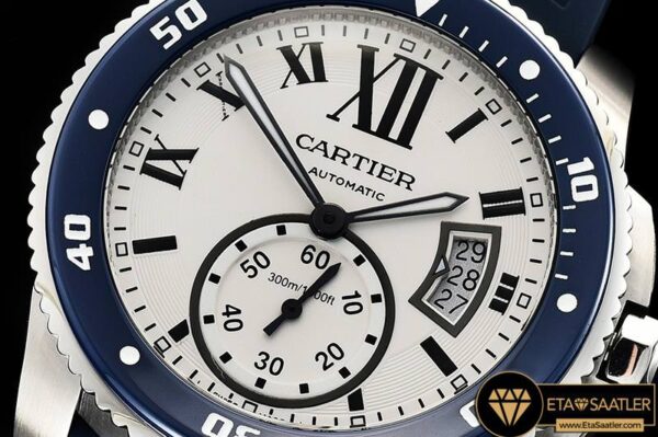 CAR0421A -Calibre de Cartier Diver (Blue) SSRU Wht JF Asia 2824 modelleri