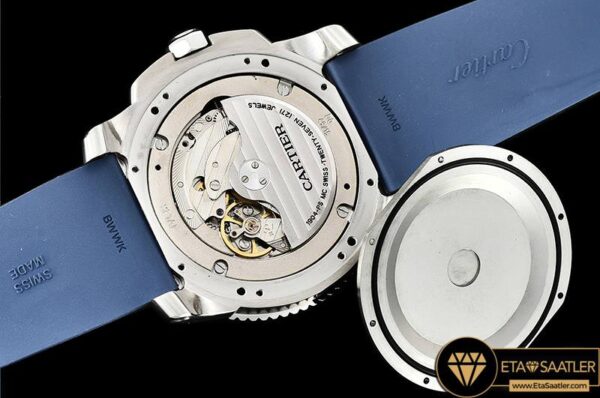 CAR0421A -Calibre de Cartier Diver (Blue) SSRU Wht JF Asia 2824 modelleri