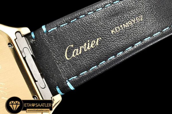 CAR0427D – Santos De Cartier 2018 Mens YGLE (Blue) Wht Miyota modelleri