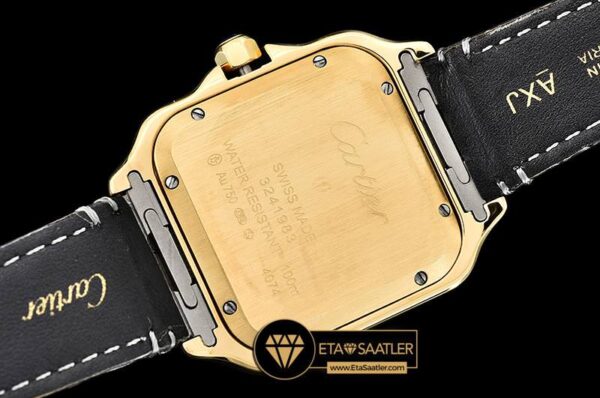 CAR0429A – Santos De Cartier 2018 Mens YGLE Wht Swiss Qtz modelleri