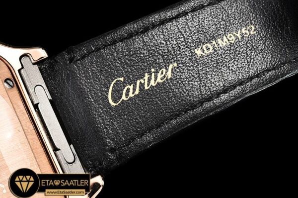 CAR0429B – Santos De Cartier 2018 Mens RGLE Wht Swiss Qtz modelleri