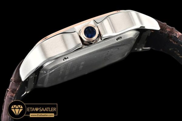 CAR0429C – Santos De Cartier 2018 Mens RGSSLE Wht Swiss Qtz modelleri