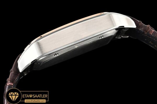 CAR0429C – Santos De Cartier 2018 Mens RGSSLE Wht Swiss Qtz modelleri