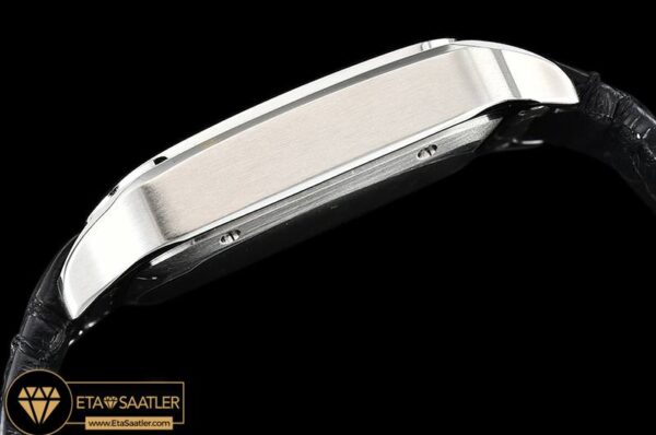 CAR0429D – Santos De Cartier 2018 Mens SSLE (Blk) Wht Swiss Qtz modelleri