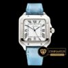 Cartier Santos De Cartier Men 2018 Çelik Bezel Mavi Kordon ETA