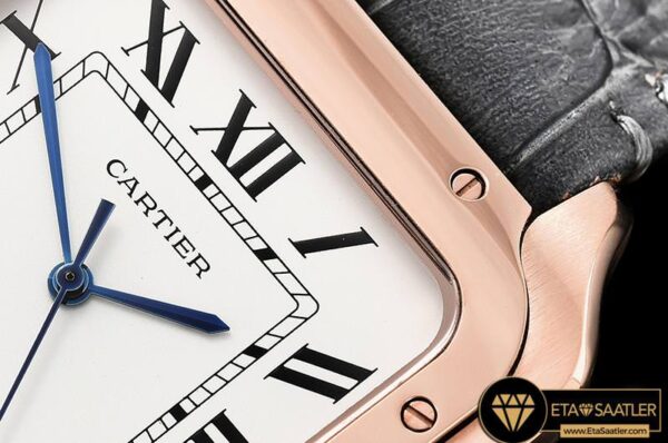 CAR0430A – Santos De Cartier 2018 Ladies RGLE Wht Swiss Qtz modelleri