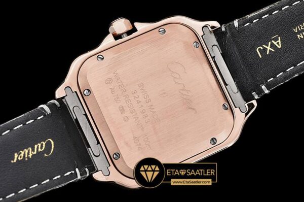 CAR0430A – Santos De Cartier 2018 Ladies RGLE Wht Swiss Qtz modelleri