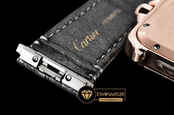 CAR0430A – Santos De Cartier 2018 Ladies RGLE Wht Swiss Qtz modelleri