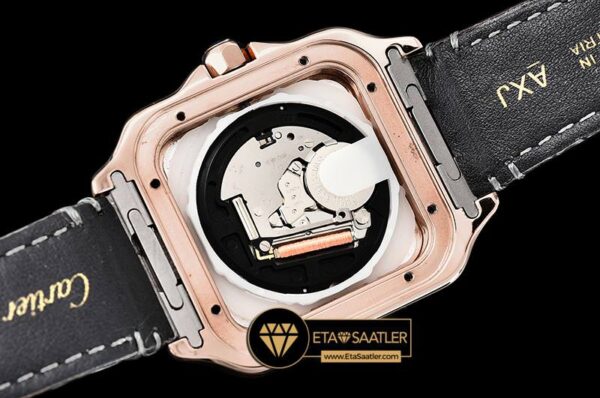 CAR0430A – Santos De Cartier 2018 Ladies RGLE Wht Swiss Qtz modelleri