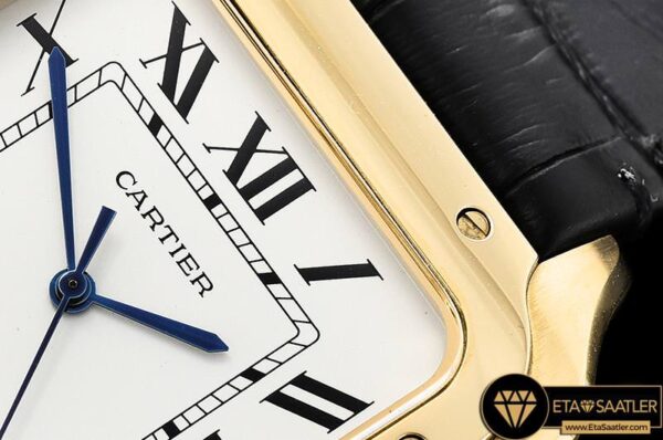 CAR0430B – Santos De Cartier 2018 Ladies YGLE Wht Swiss Qtz modelleri