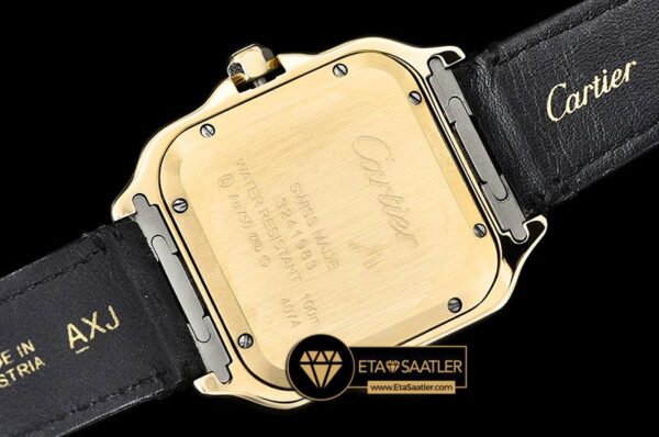 CAR0430B – Santos De Cartier 2018 Ladies YGLE Wht Swiss Qtz modelleri