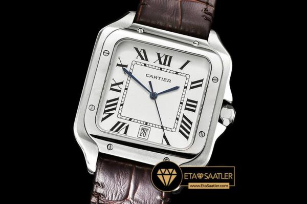 CAR0430C – Santos De Cartier 2018 Ladies SSLE Wht Swiss Qtz modelleri