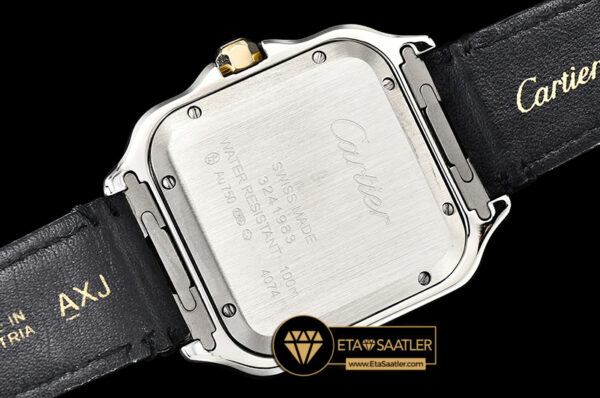 CAR0430D – Santos De Cartier 2018 Ladies YGSSLE Wht Swiss Qtz modelleri
