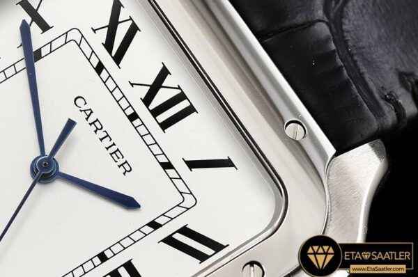 CAR0430E -Santos De Cartier 2018 Ladies SSLE (Blk)Wht Swiss Qtz modelleri