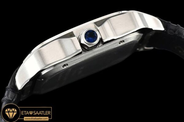 CAR0430E -Santos De Cartier 2018 Ladies SSLE (Blk)Wht Swiss Qtz modelleri