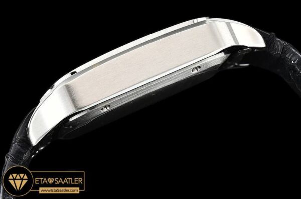 CAR0430E -Santos De Cartier 2018 Ladies SSLE (Blk)Wht Swiss Qtz modelleri