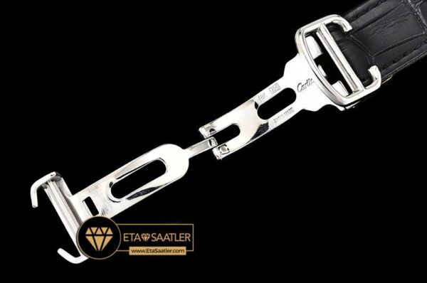 CAR0430E -Santos De Cartier 2018 Ladies SSLE (Blk)Wht Swiss Qtz modelleri