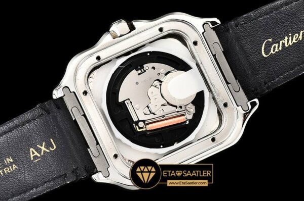 CAR0430E -Santos De Cartier 2018 Ladies SSLE (Blk)Wht Swiss Qtz modelleri