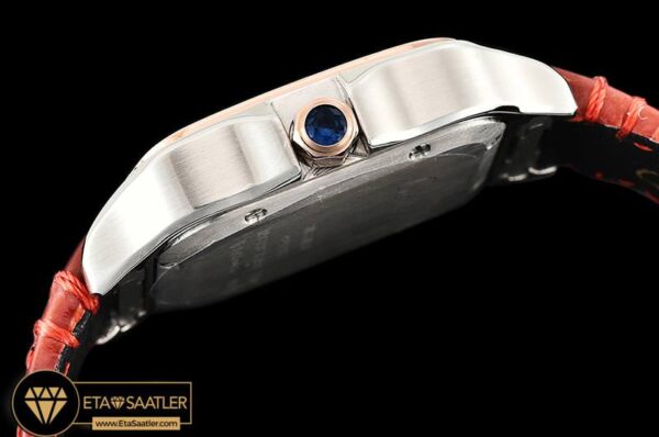 CAR0430F – Santos De Cartier 2018 Ladies RGSSLE Wht Swiss Qtz modelleri