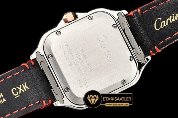CAR0430F – Santos De Cartier 2018 Ladies RGSSLE Wht Swiss Qtz modelleri